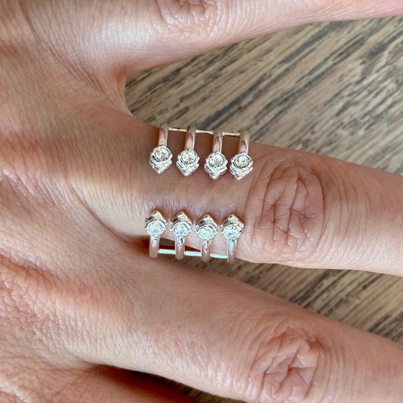 Stella & Dot Gemini Lace Ring - Silver - Picture 2 of 7